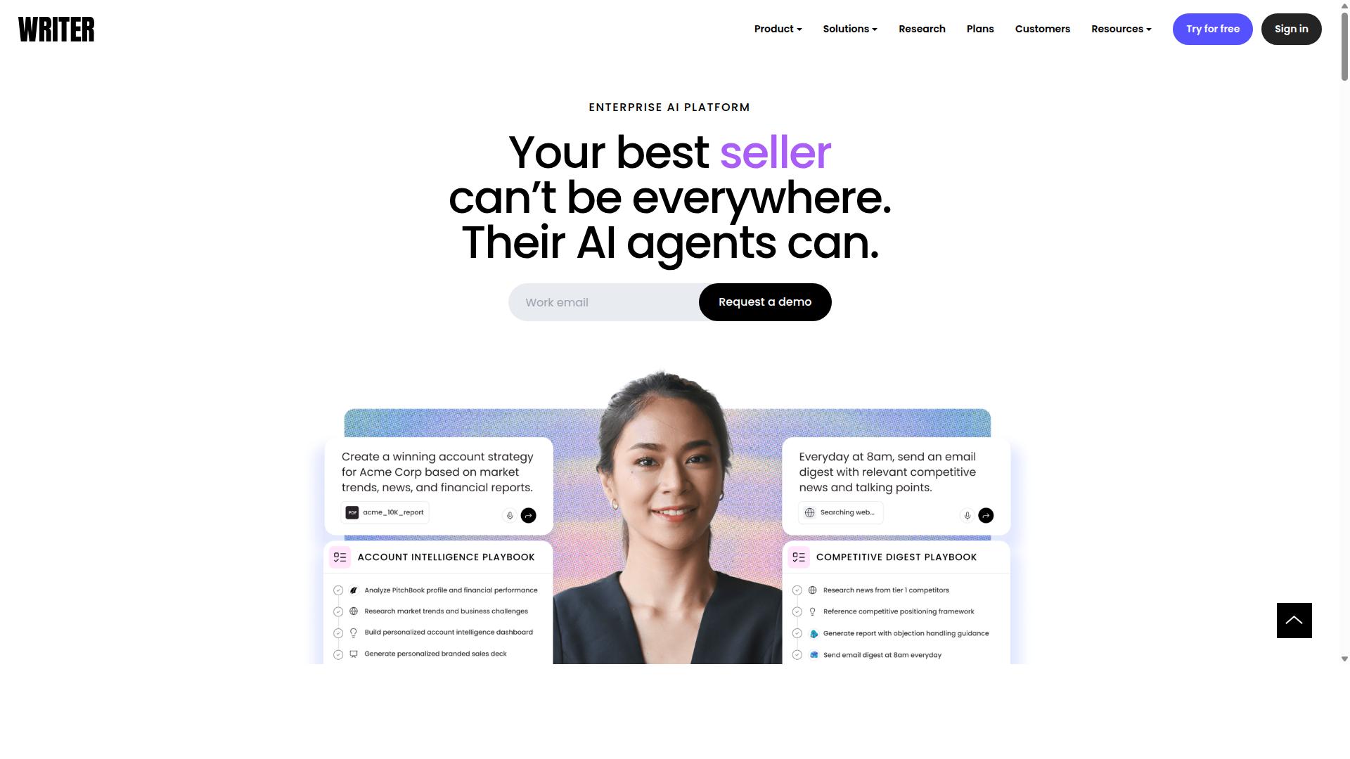 Writer.com website